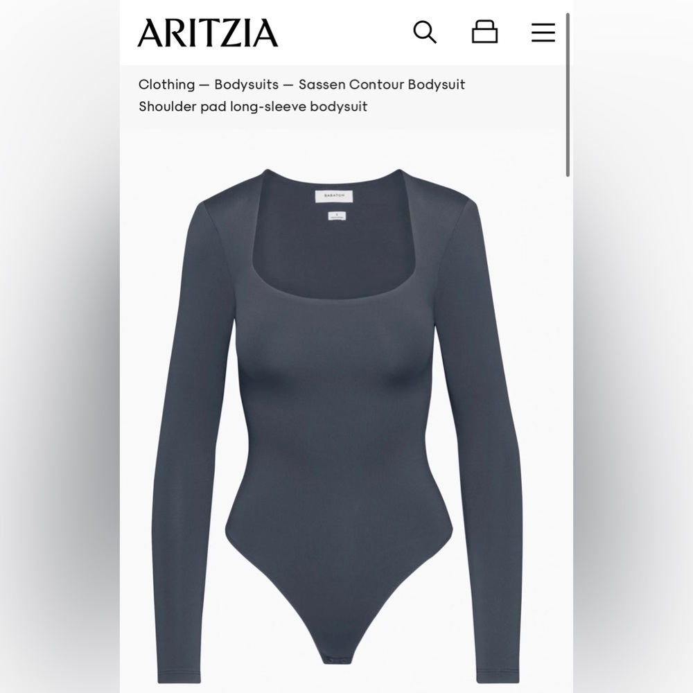 Aritzia Babaton Sassen Contour Bodysuit Size L
